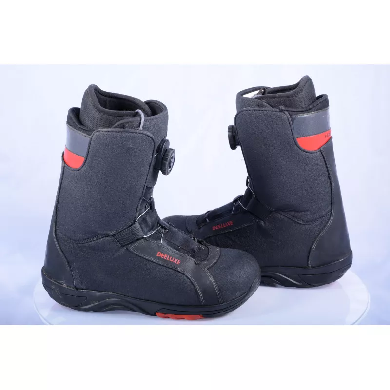 snowboard schoenen DEELUXE DELTA BOA technology, COILER system, SECTION CONTROL LACING, black/red
