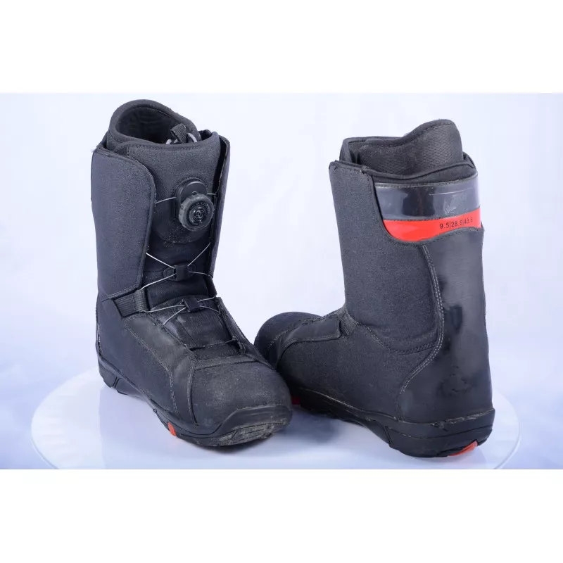 boots snowboard DEELUXE DELTA BOA technology, COILER system, SECTION CONTROL LACING, black/red