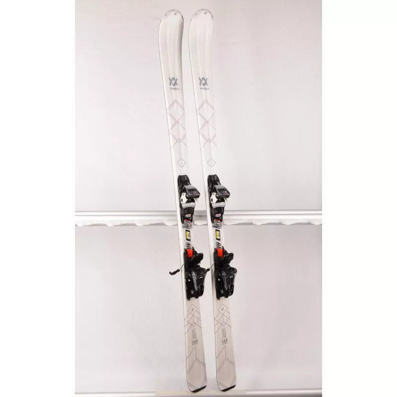 women's skis VOLKL FLAIR ALESSIA, PROGRESSIVE tech., FULL sensor woodcore, TIP rocker, grip walk + Marker FDT 10