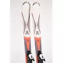 skis SALOMON X-DRIVE 7.5 X-chassis, woodcore, titan + Salomon L 10 lithium ( en PARFAIT état )