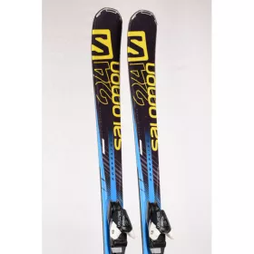 ski's SALOMON 24hrs PWR blue, WOODCORE, TITANIUM, POWERLINE + Salomon L10