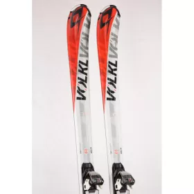 Ski VOLKL RTM 7.4, White/red, FULL sensor woodcore, TIP rocker + Marker FDT10