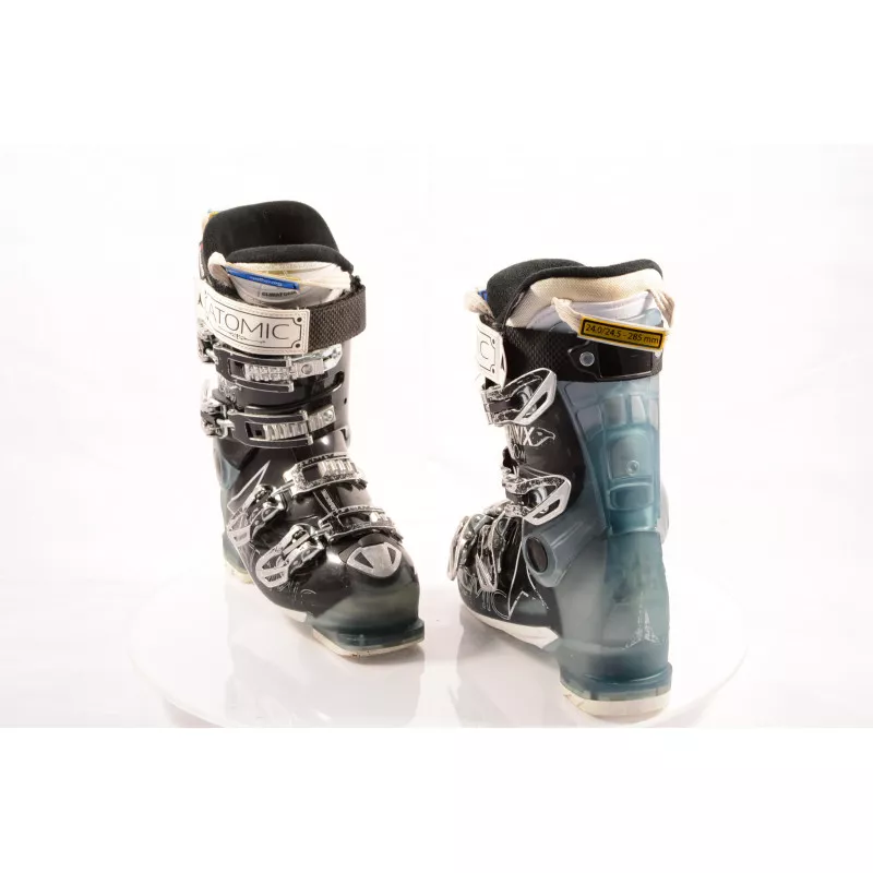 chaussures ski femme ATOMIC HAWX R90 W, ATOMIC silver T1, 3M THINSULATE, MEMORY fit, BLACK/blue ( en PARFAIT état )
