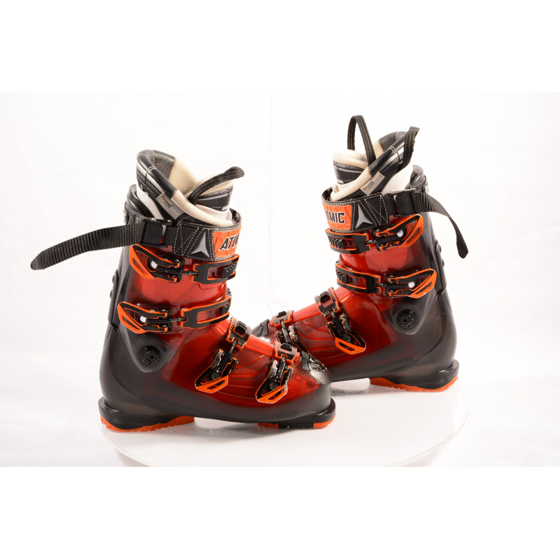 ski boots ATOMIC HAWX 130, BLACK/red, DYNASHAPE, FLEX 130, THINSULATE, ATOMIC PLATINUM, micro macro ( TOP condition )