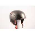 casco de esquí/snowboard CEBE DUSK, grey/red, ajustable