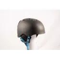 casque de ski/snowboard SALOMON JIB Black/blue, réglable