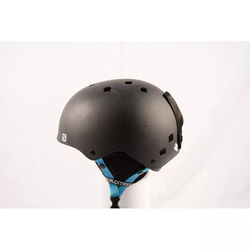 kask narciarsky/snowboardowy SALOMON JIB Black/blue, regulowany
