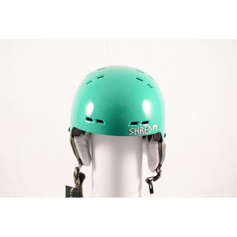 lyžiarska/snowboardová helma SHRED BUMPER NOSHOCK WARM TIMBER green, nastaviteľná ( NOVÁ )