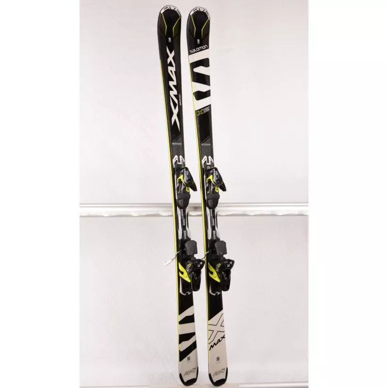ski's SALOMON X-MAX X12 power frame, woodcore, carbon, titan + Salomon XT 12 ( TOP staat )