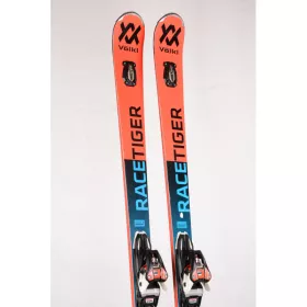 ski's VOLKL RACETIGER GS 18 UVO, speedwall, woodcore, TIP rocker, titanium, grip walk + Marker XCELL Motion 12 ( TOP staat )