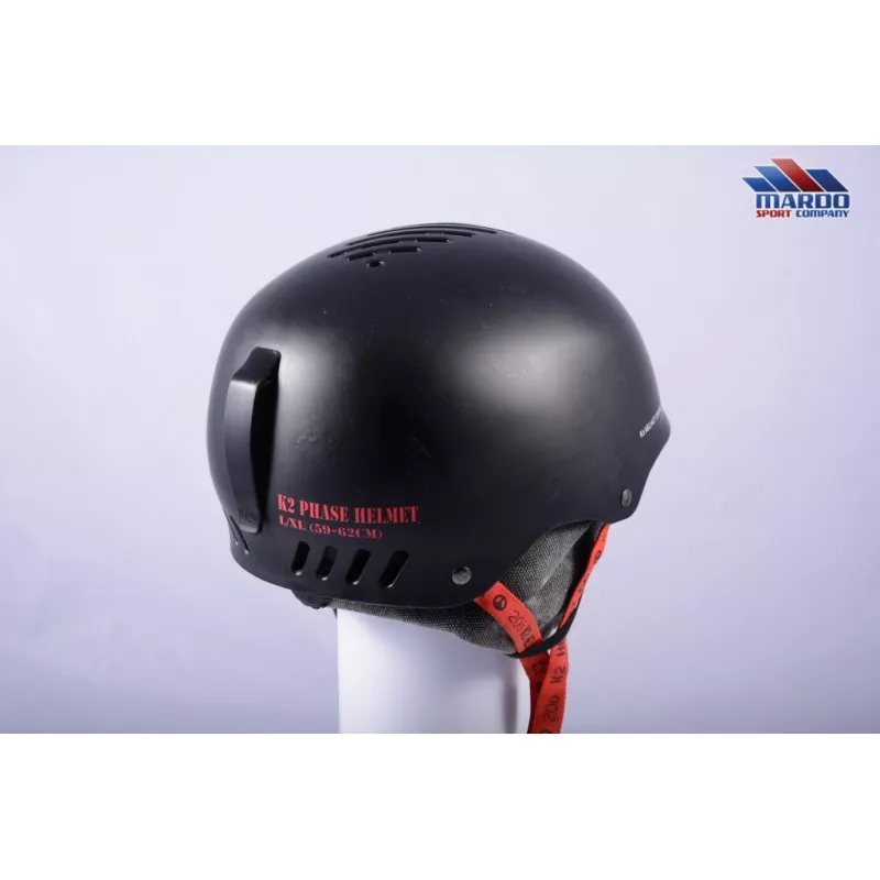 Skihelm/Snowboard Helm K2 PHASE, Black/red, einstellbar ( TOP Zustand )