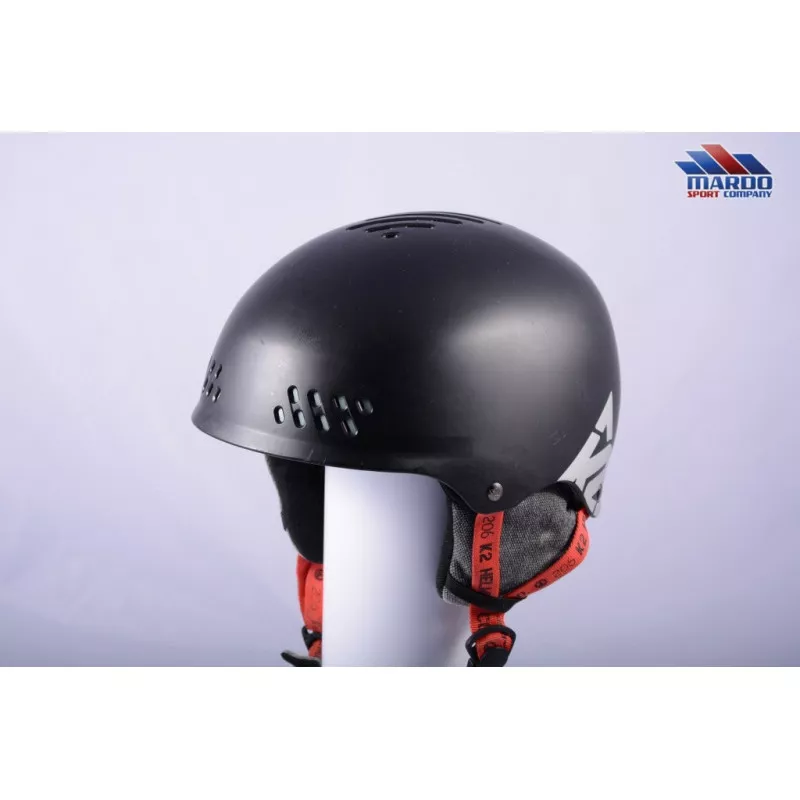 skihelm/snowboardhelm K2 PHASE, Black/red, verstelbaar ( TOP staat )