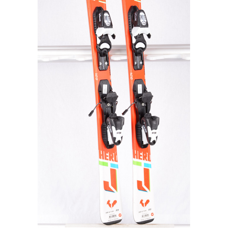 children's/junior skis ROSSIGNOL HERO J + Look KIDX 4.5