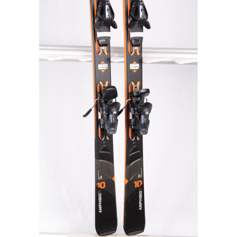 skis ELAN AMPHIBIO 10 Ti PS, Waveflex tech., titan, woodcore + Elan EL 11 ( TOP condition )