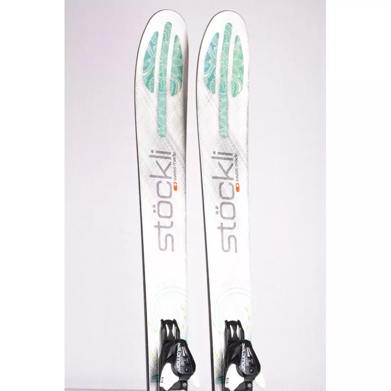skis freeride STOCKLI STORMRIDER 100 MOTION, Woodcore, Titan + Salomon Mercury 11 ( en PARFAIT état )