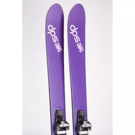 freeride skis DPS ZELDA 106 PURE3, Carbon Woodc, grip walk, partial TWINTIP + Marker Squire 11 ( TOP condition )
