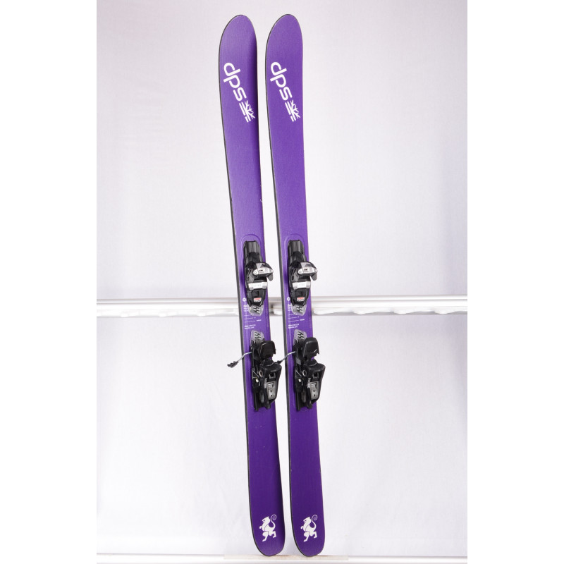 freeride skis DPS ZELDA 106 PURE3, Carbon Woodc + Marker Squire 11 ( TOP condition )