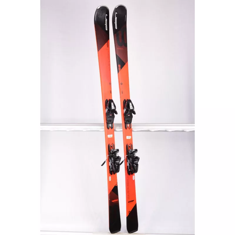 skis ELAN AMPHIBIO 8 PS 2019 WOODCORE, DUAL shape, grip walk + Elan EL 10 ( TOP condition )