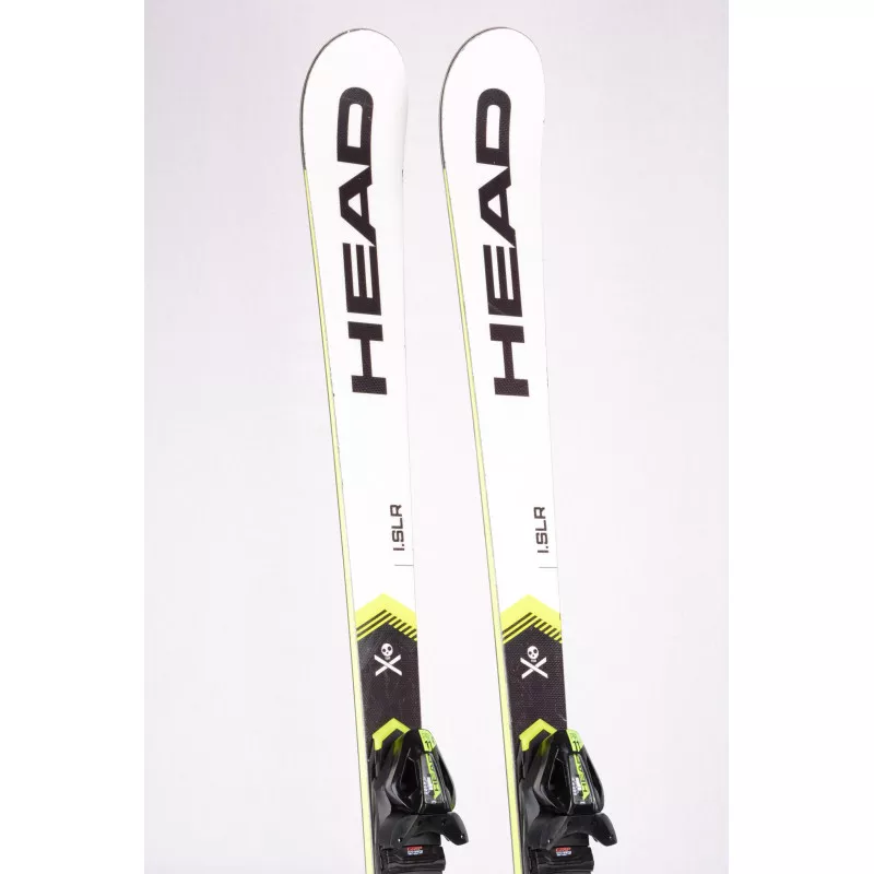 skis HEAD WORLDCUP REBELS i.SLR 2020, BLACK/white, grip walk + Head PR 11 ( en PARFAIT état )