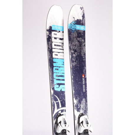freeride ski's STOCKLI STORMRIDER 100 SR-100 Ti TEC, graphite, titanal, woodcore + Salomon Z12