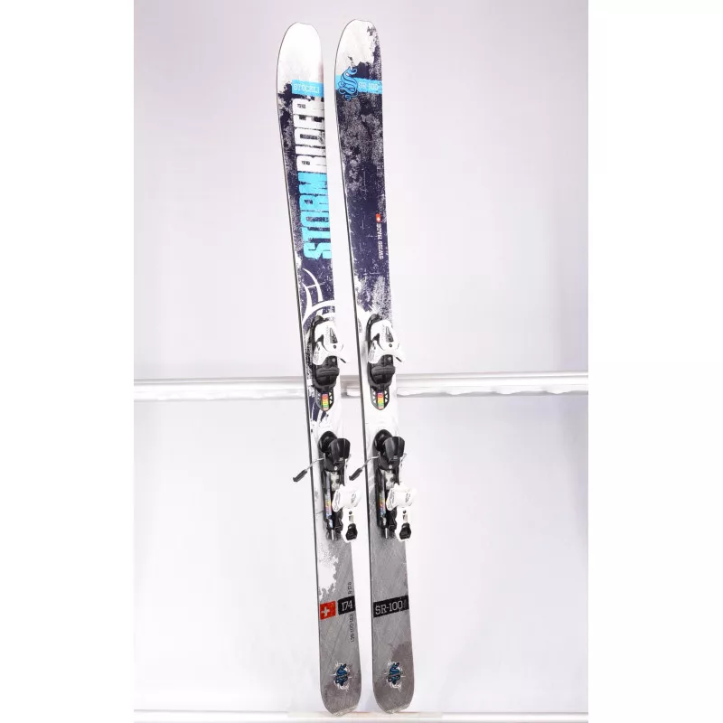 freeride skidor STOCKLI STORMRIDER 100 SR-100 Ti TEC, graphite, titanal, woodcore + Salomon Z12