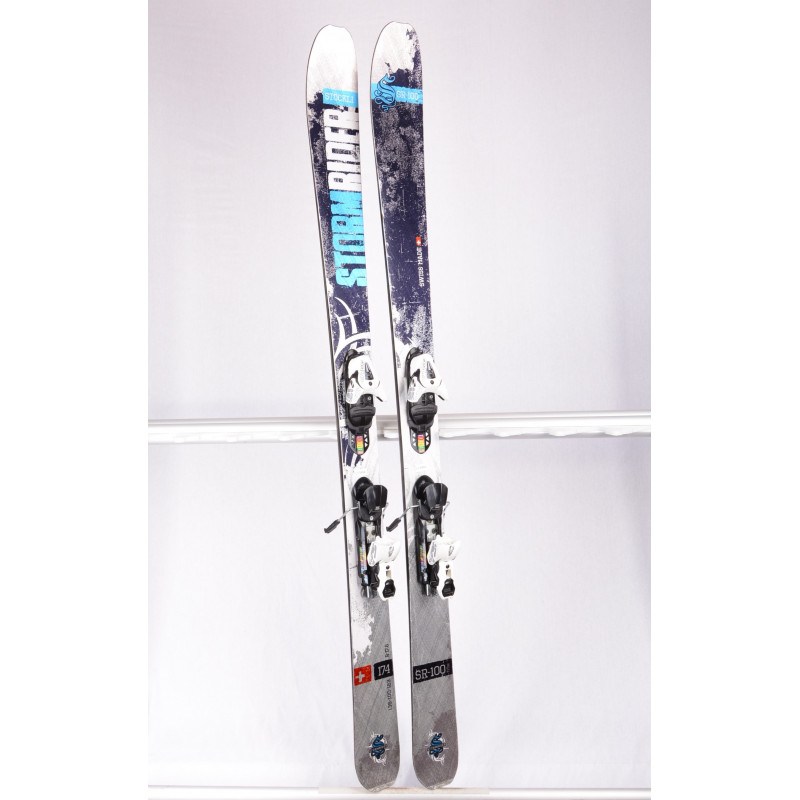freeride skis STOCKLI STORMRIDER 100 SR-100 Ti TEC, graphite, titanal, woodcore + Salomon Z12
