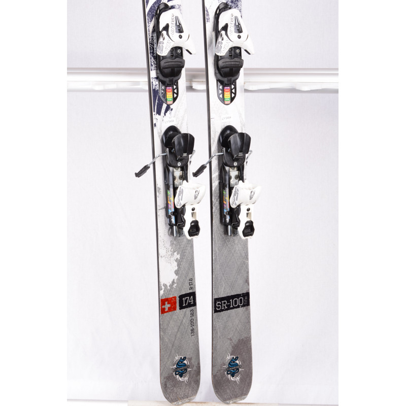freeride skis STOCKLI STORMRIDER 100 SR-100 Ti TEC, graphite, titanal, woodcore + Salomon Z12