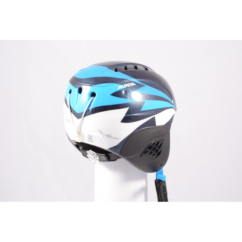casco de esquí/snowboard ALPINA CARAT 2019, black/blue, ajustable