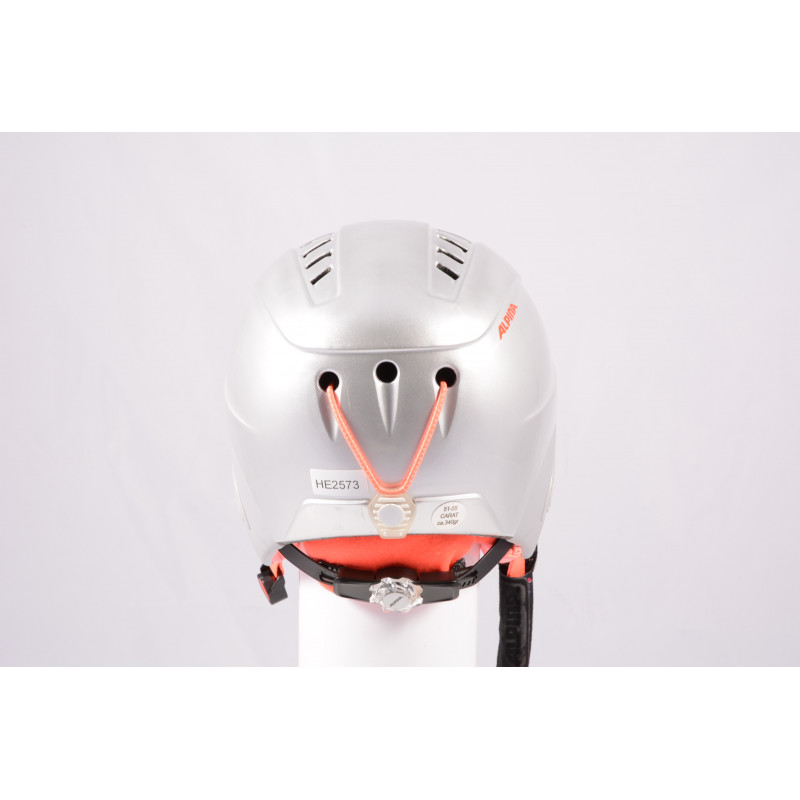 casco da sci/snowboard ALPINA CARAT 2019, silver/orange, regolabile