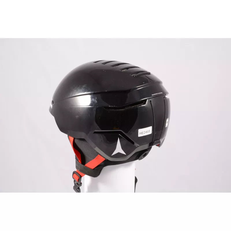 kask narciarsky/snowboardowy ATOMIC SAVOR 2019, BLACK/red, Air ventilation, regulowany