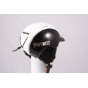 lyžiarska/snowboardová helma CASCO SNOW SHIELD, BLACK/white, nastaviteľná