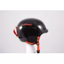 lyžiarska/snowboardová helma CEBE DUSK 2019, BLACK/red, nastaviteľná