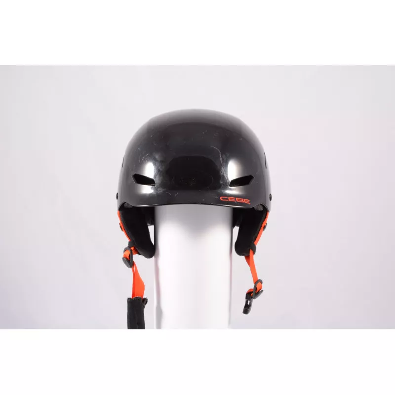 lyžařská/snowboardová helma CEBE DUSK 2019, BLACK/red, nastavitelná