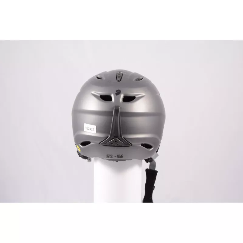 Skihelm/Snowboard Helm GIRO NINE grey, AIR ventilation, einstellbar