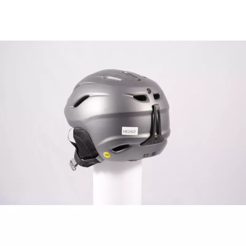 casco de esquí/snowboard GIRO NINE grey, AIR ventilation, ajustable