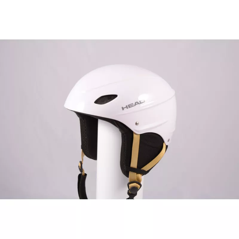 lyžařská/snowboardová helma HEAD 2020 WHITE/brown, nastavitelná ( TOP stav )