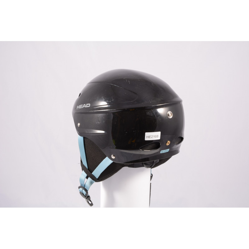 casco da sci/snowboard HEAD BLACK/blue, regolabile