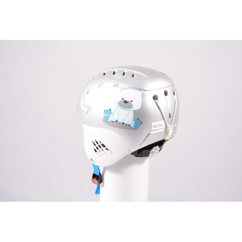 lyžiarska/snowboardová helma ALPINA CARAT BEAR, Silver, einstellbar ( TOP stav )