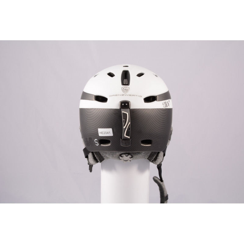 lyžiarska/snowboardová helma PRET EFFECT GRENZWERTIG 2019, WHITE/grey, Air ventilation, einstellbar ( TOP stav )