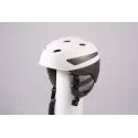 ski/snowboard helmet PRET EFFECT GRENZWERTIG 2019, WHITE/grey, Air ventilation, adjustable