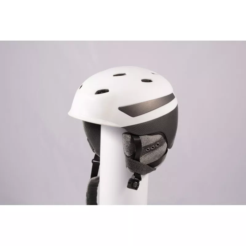 lyžiarska/snowboardová helma PRET EFFECT GRENZWERTIG 2019, WHITE/grey, Air ventilation, nastaviteľná