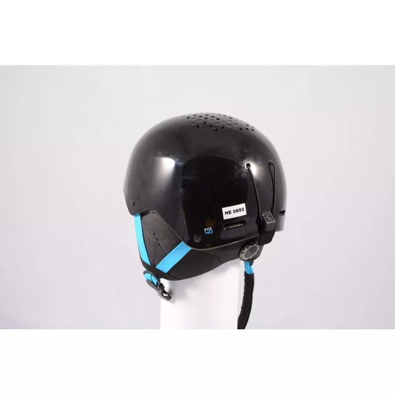 Skihelm/Snowboard Helm SALOMON BRIGADE 2020, Black/blue, einstellbar ( TOP Zustand )
