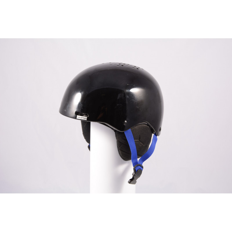 lyžiarska/snowboardová helma SALOMON BRIGADE 2020, Black/dark blue, nastaviteľná ( TOP stav )