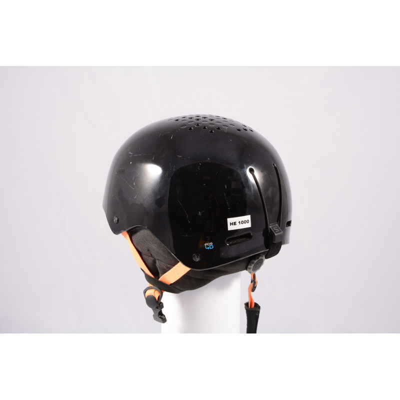 lyžiarska/snowboardová helma SALOMON BRIGADE 2020, Black/orange, einstellbar ( TOP stav )