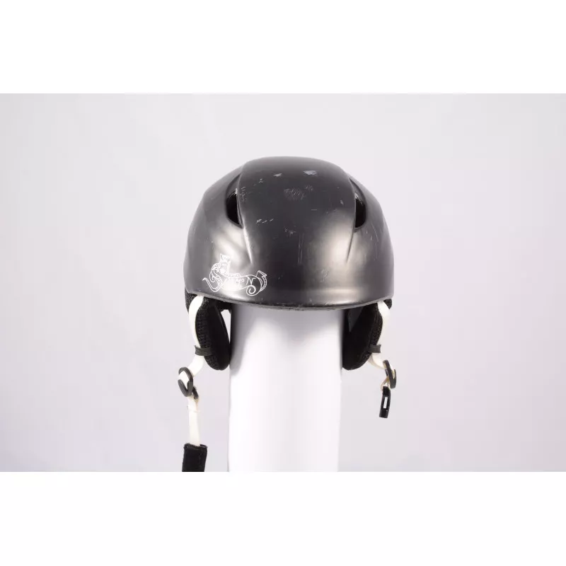 lyžařská/snowboardová helma SALOMON DRIFT KID Black, nastavitelná