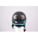 casco de esquí/snowboard SALOMON GROM BLACK 2020, Black/blue, ajustable