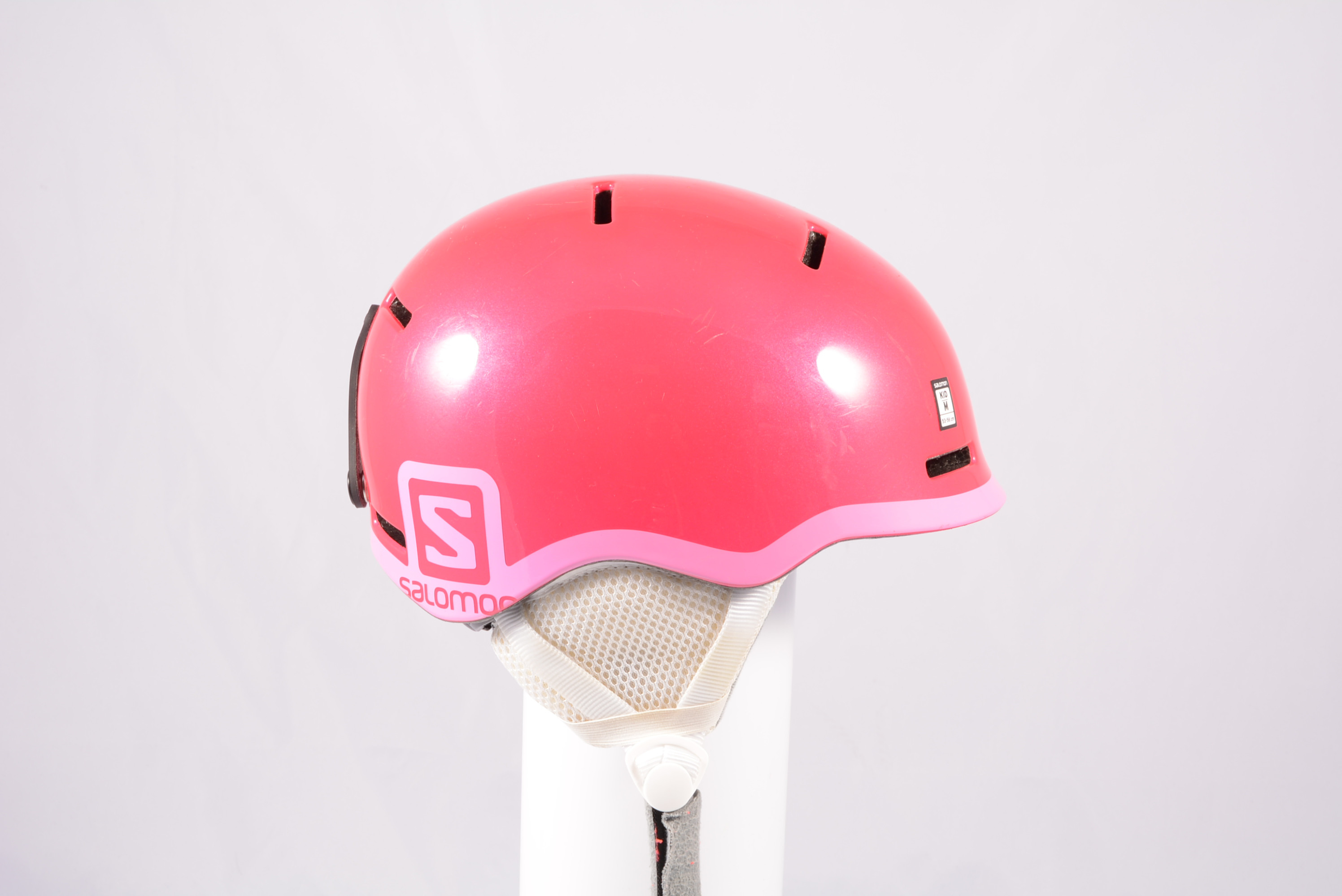 Philadelphia telex unforgivable ski/snowboard helmet SALOMON GROM GLOSSY 2020, Pink, adjustable ( TOP  condition ) - Mardosport.com