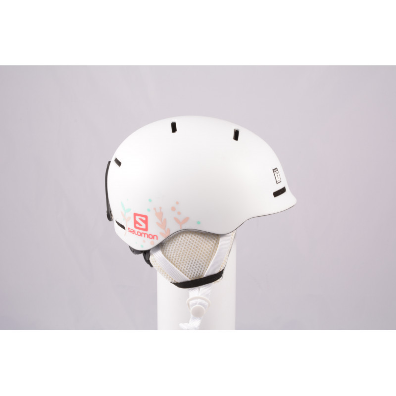 lyžiarska/snowboardová helma SALOMON GROM WHITE 2020, einstellbar ( ako NOVÁ )