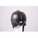 casco de esquí/snowboard SALOMON JIB Stickers, Black/blue, ajustable