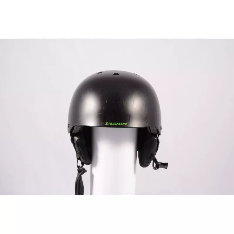 Skihelm/Snowboard Helm SALOMON JIB Stickers, Black/green, einstellbar